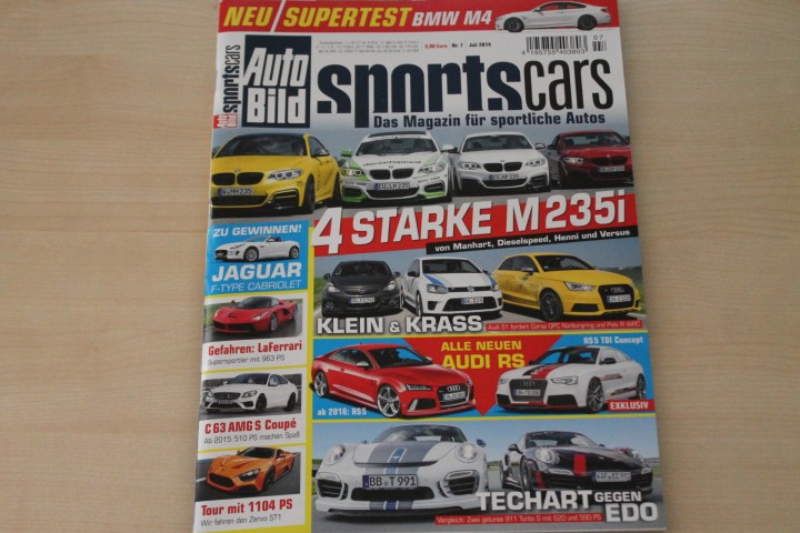 Deckblatt Auto Bild Sportscars (07/2014)